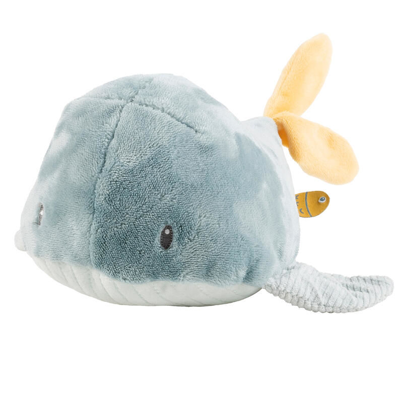  - roméo jules sally - peluche baleine bleu 28 cm 